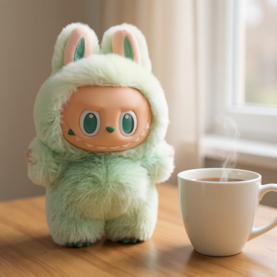 Blindbox Plüschtier im Labubu-Stil Regenbogen (inoffiziell)