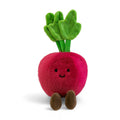 Peluche légume kawaii betterave pétillante
