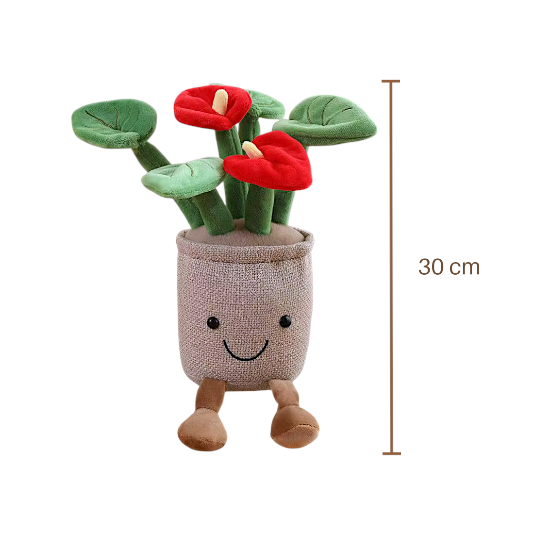 Plüschtier Pflanze Kawaii Lächelnde Mondblume