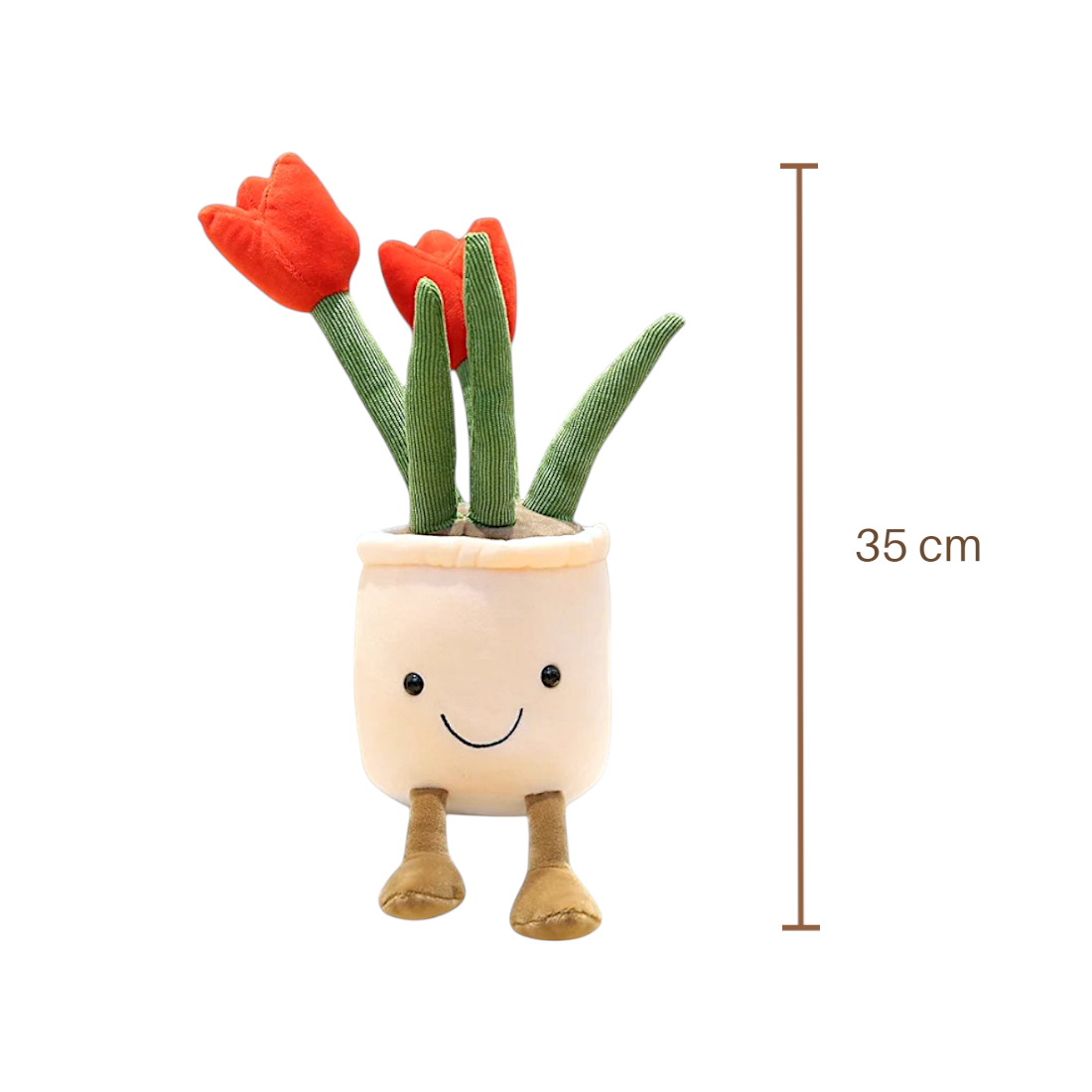 Plüschtier Pflanze Kawaii Tulpen im Topf
