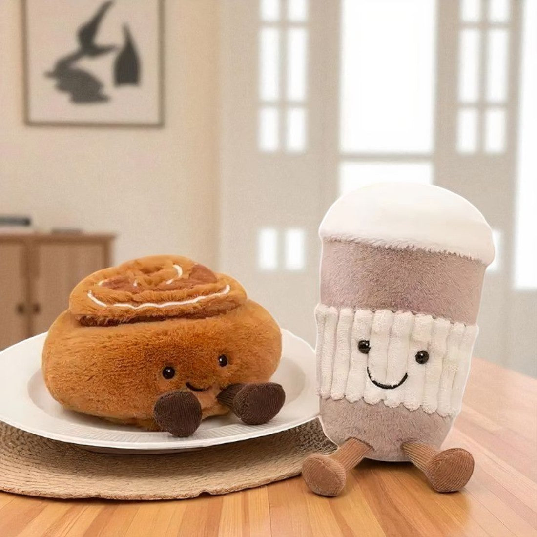Plüschtier Tea Time Kawaii Leckerer Latte