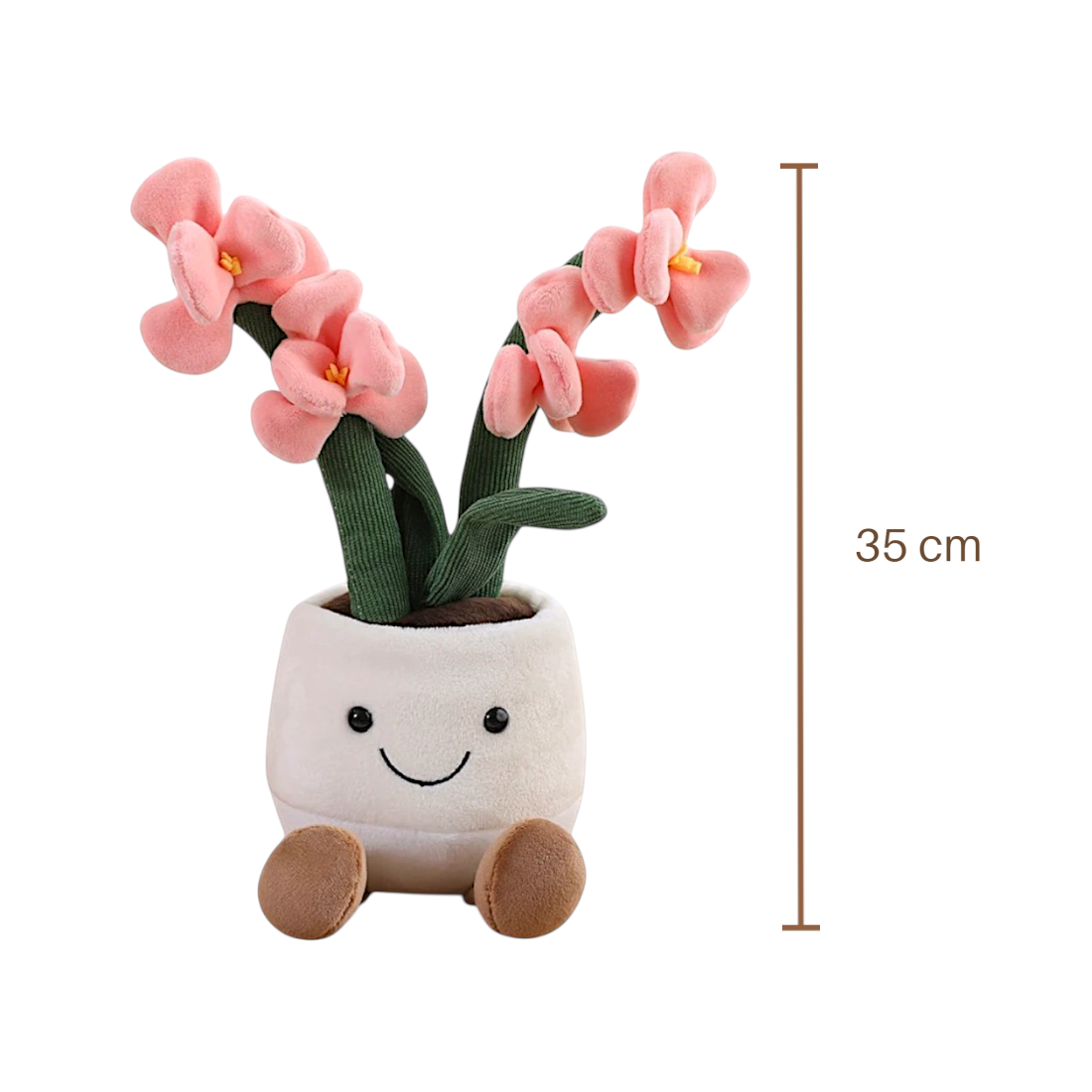 Plüschtier Pflanze Kawaii Weiche bunte Orchidee