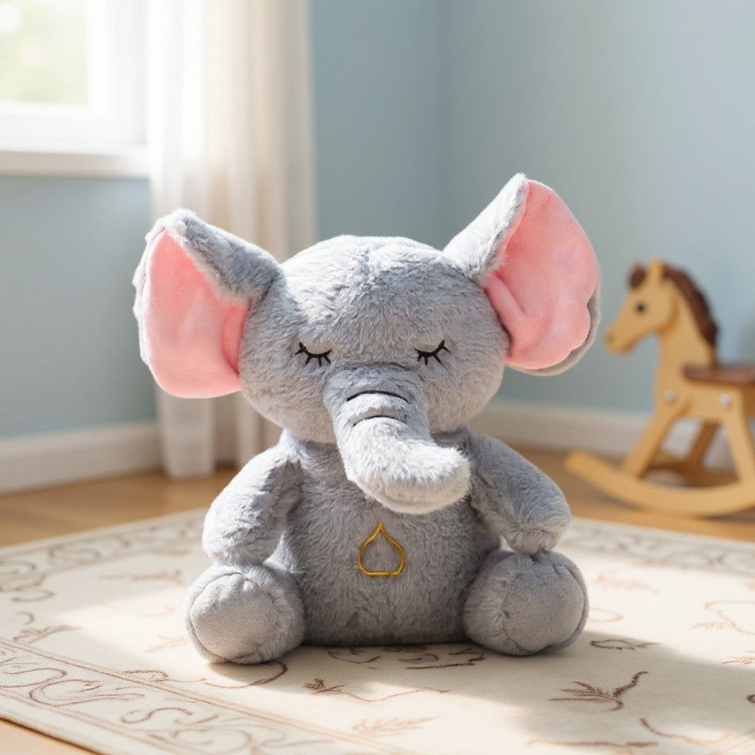 Beruhigendes Nachtlicht-Plüschtier Elefant