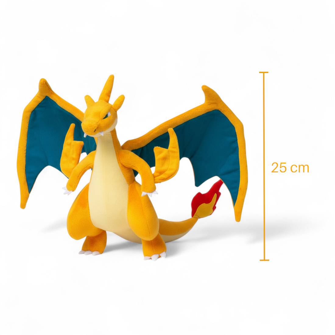 peluche pokémon - dracaufeu rugissant