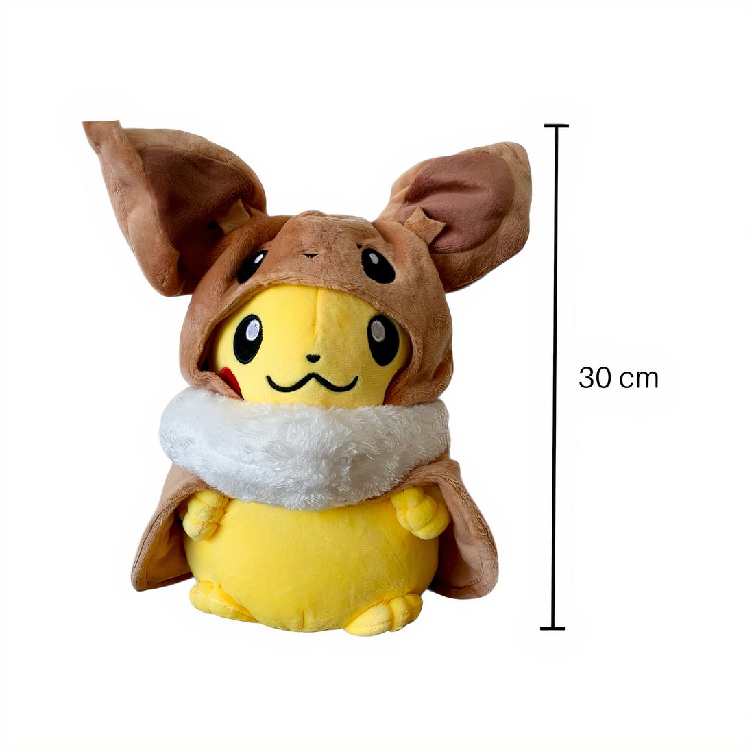 Plüschtier Pokémon – Pikachu im Evoli-Kostüm