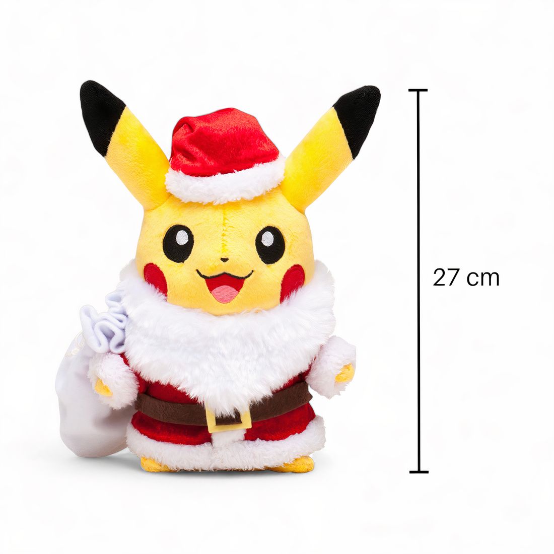 Plüschtier Pokémon – Pikachu im Weihnachtsmann-Kostüm