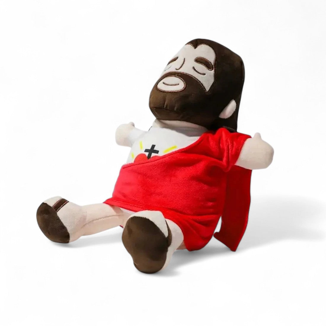 Atmendes Nachtlicht-Plüschtier Jesus mit warmem Licht