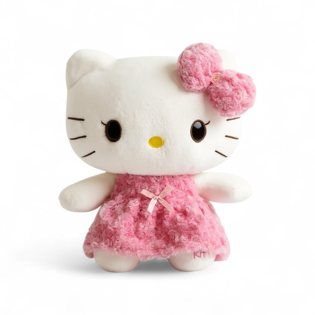Plüschtier Hello Kitty und My Melody im rosa Outfit