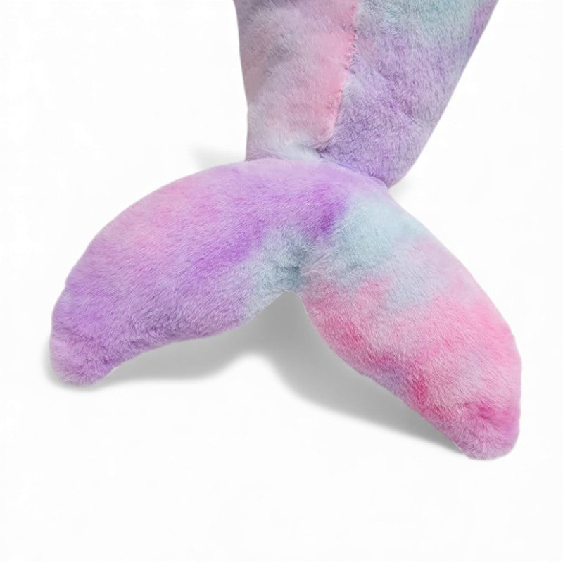 Riesiges Regenbogen-Delfin-Plüschtier