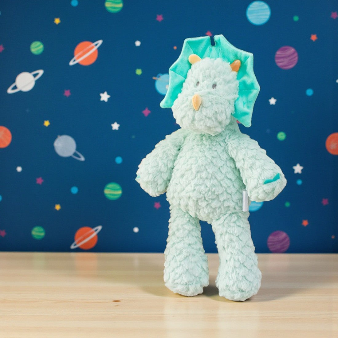 Süßes blaues Triceratops-Plüschtier