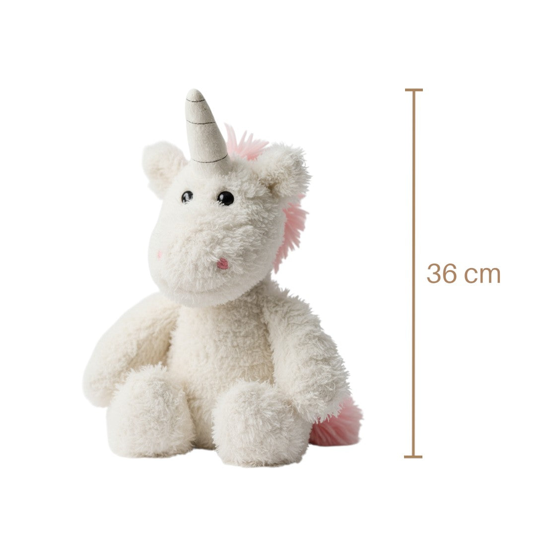 Kuscheliges weißes Einhorn-Plüschtier