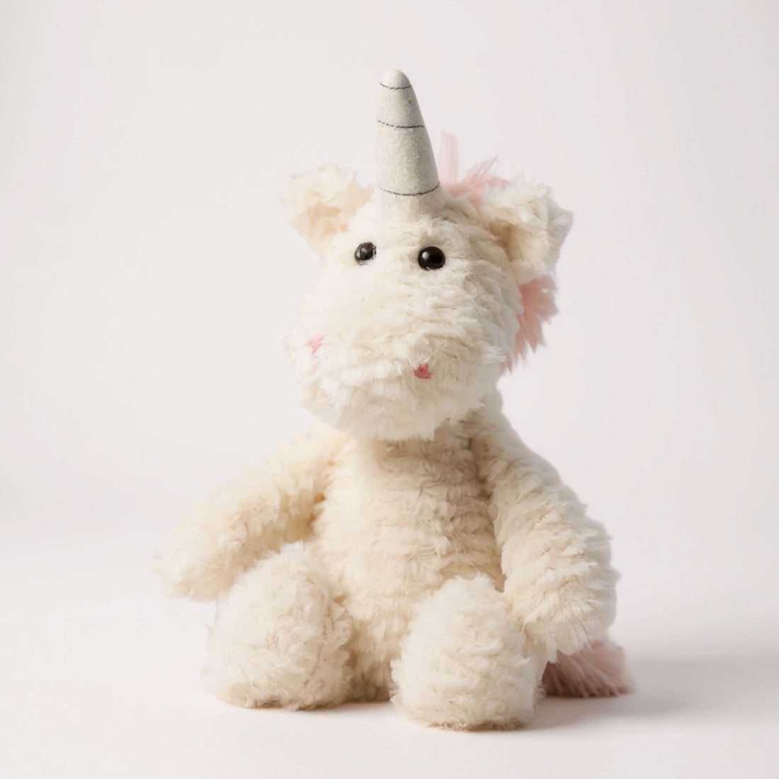 Kuscheliges weißes Einhorn-Plüschtier