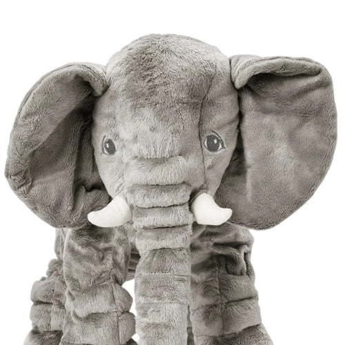 Flauschiges Elefanten-Plüschtier Grau 40 cm