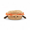 Peluche petit dej' kawaii bagel au saumon