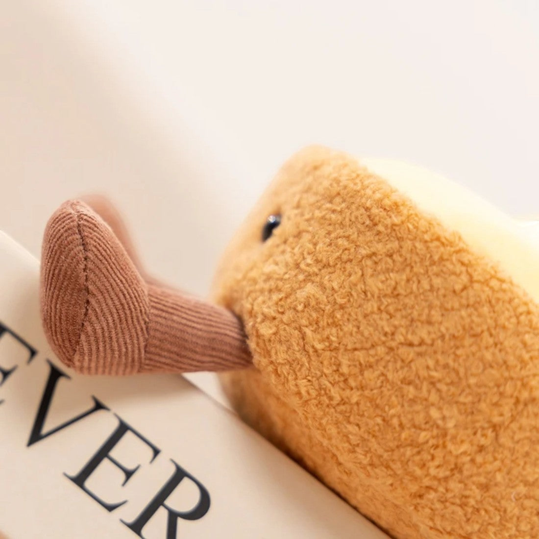 Peluche tarte citron acidulée kawaii