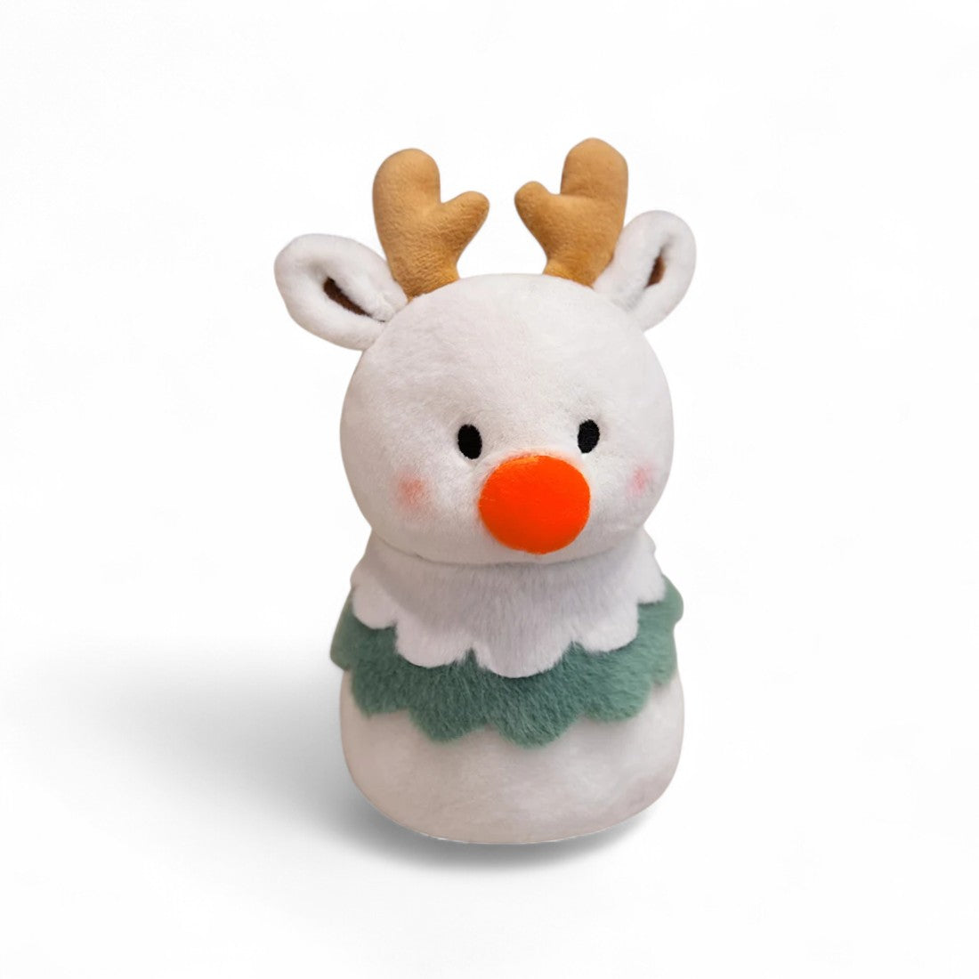 Peluche de noël duo rennes bonshommes de neige