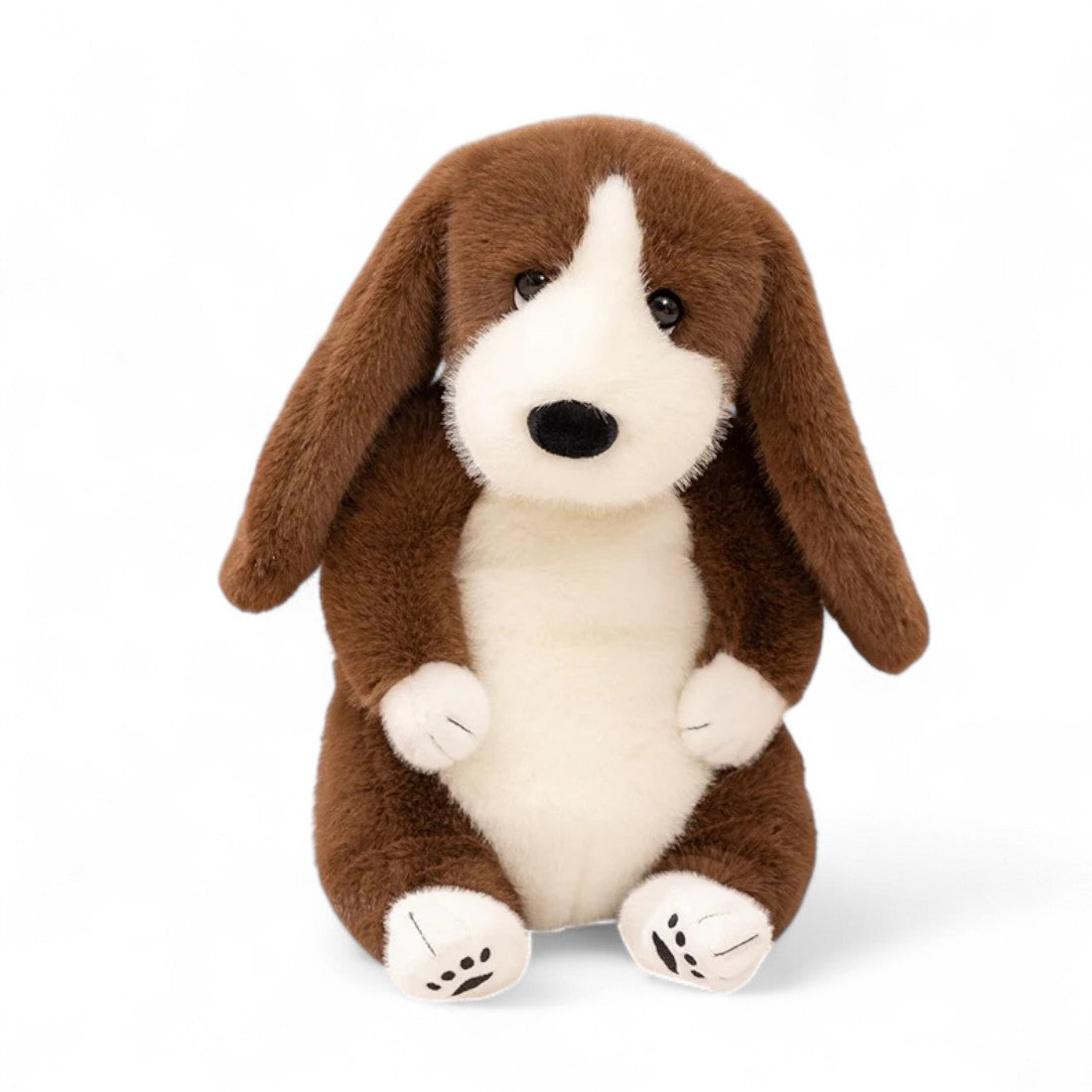 Weiches Plüschtier Basset mit langen Ohren