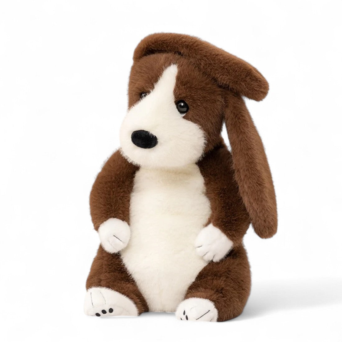 Weiches Plüschtier Basset mit langen Ohren