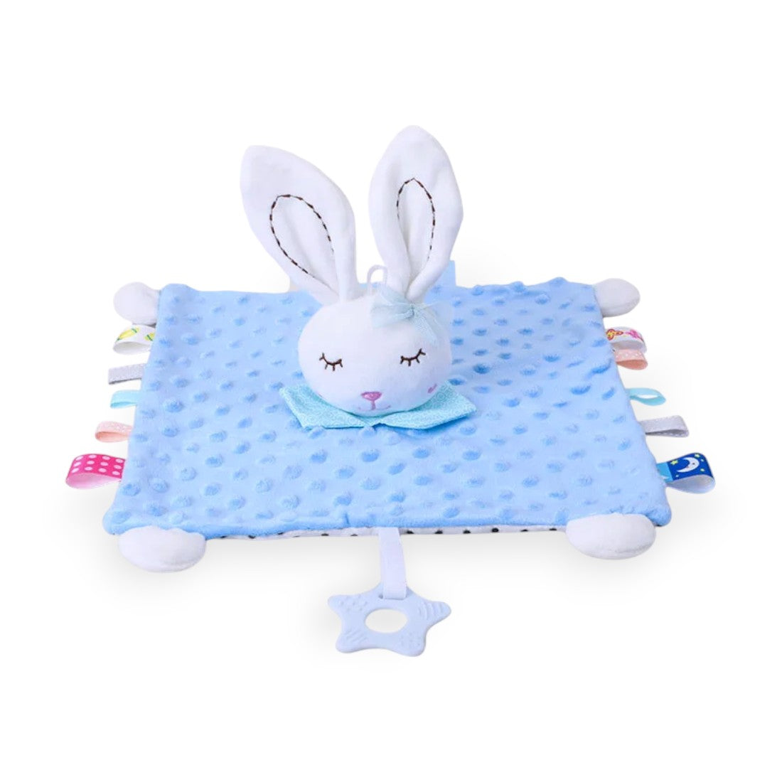 Sensorik-Schmusetuch Hase Minky mit langen Ohren