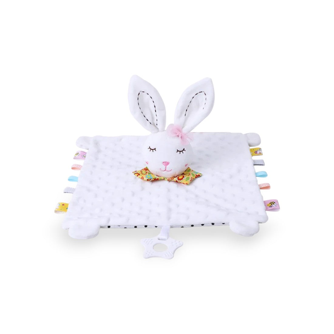 Sensorik-Schmusetuch Hase Minky mit langen Ohren