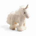 Stehendes Einhorn-Plüschtier mit bunter Mähne