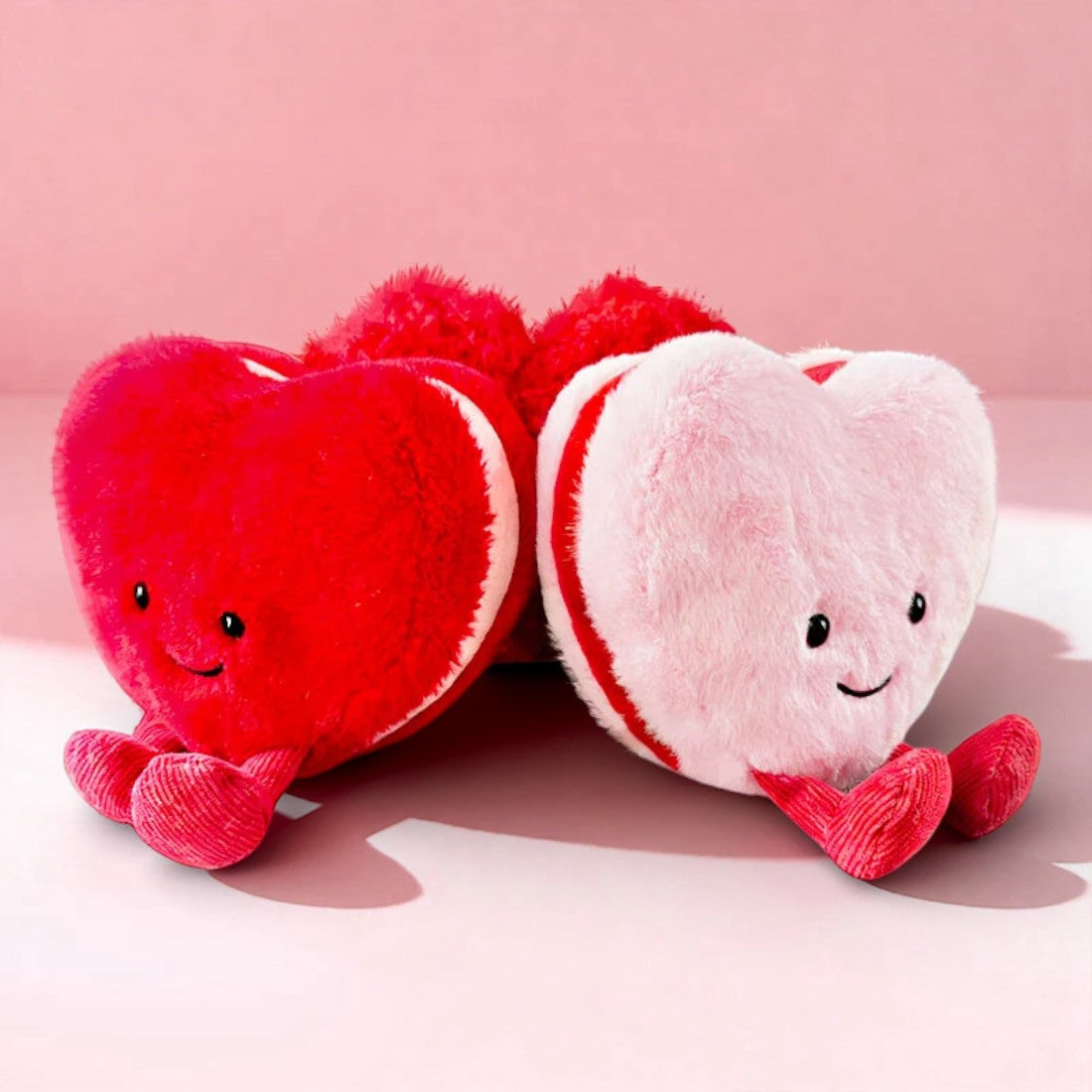 Peluche cœur amour rose 10 cm Saint-Valentin