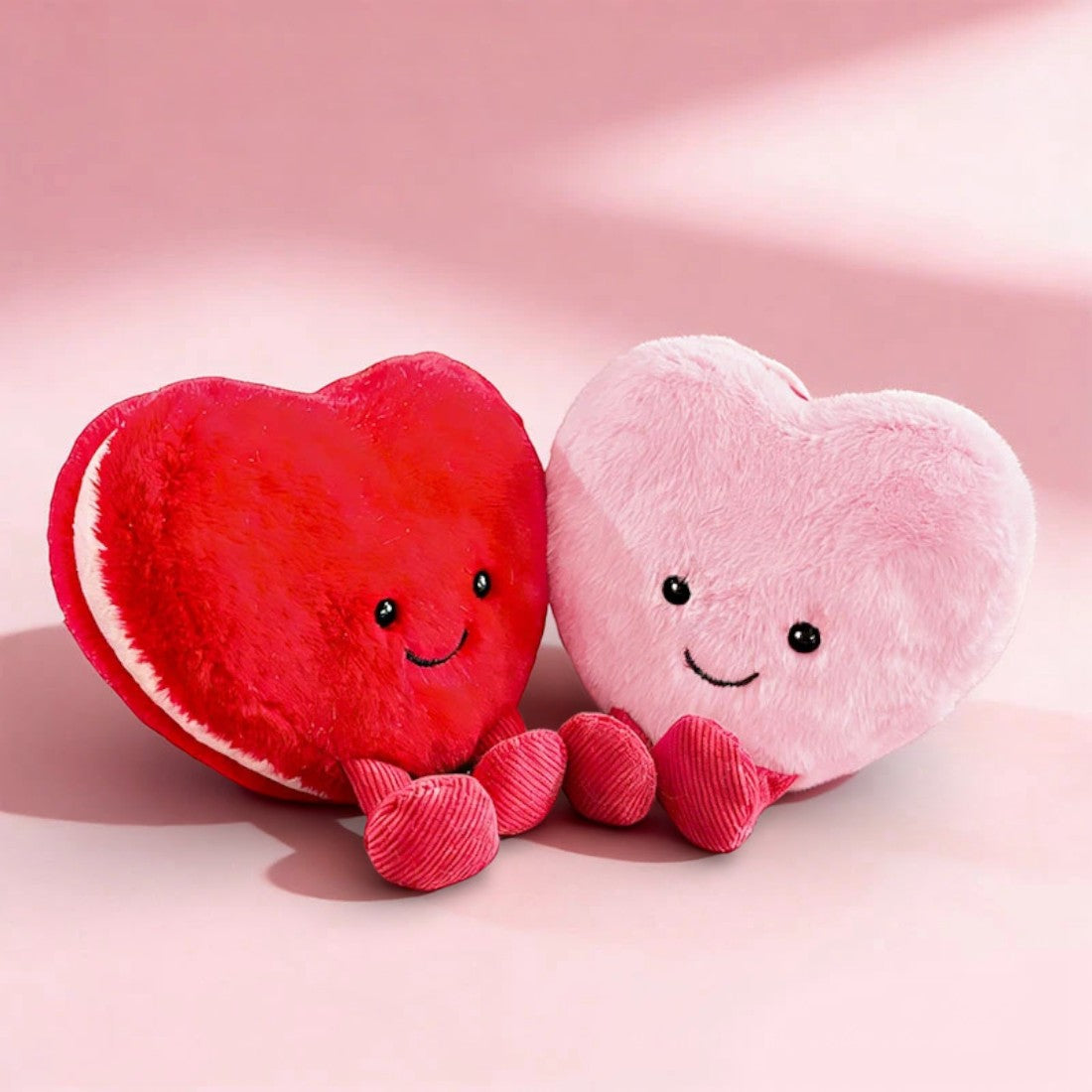 Peluche cœur amour rose 10 cm Saint-Valentin
