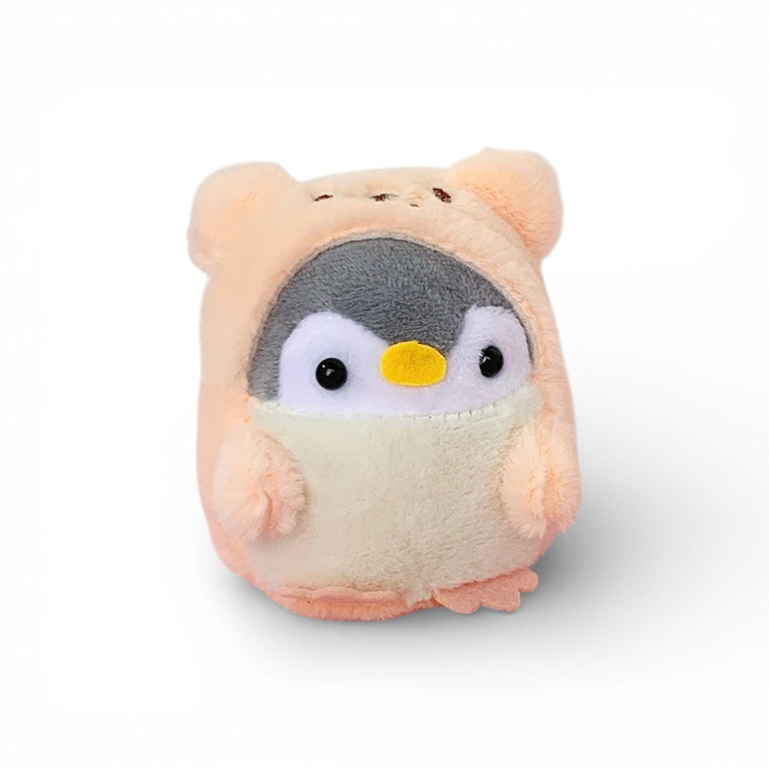 Schlüsselanhänger Pinguin im Bärenkostüm
