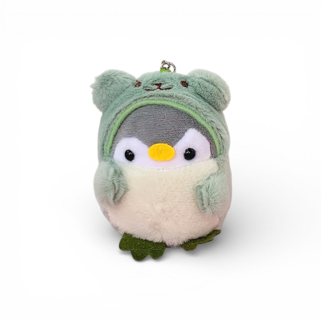 Schlüsselanhänger Pinguin im Bärenkostüm