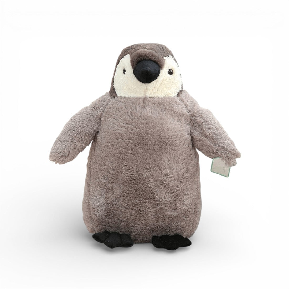 Peluche pingouin manchot câlin gris