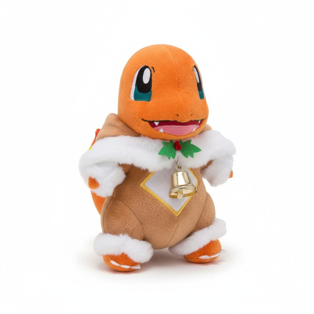 Plüschtier Pokémon – Glumanda im Weihnachtsrentier-Kostüm