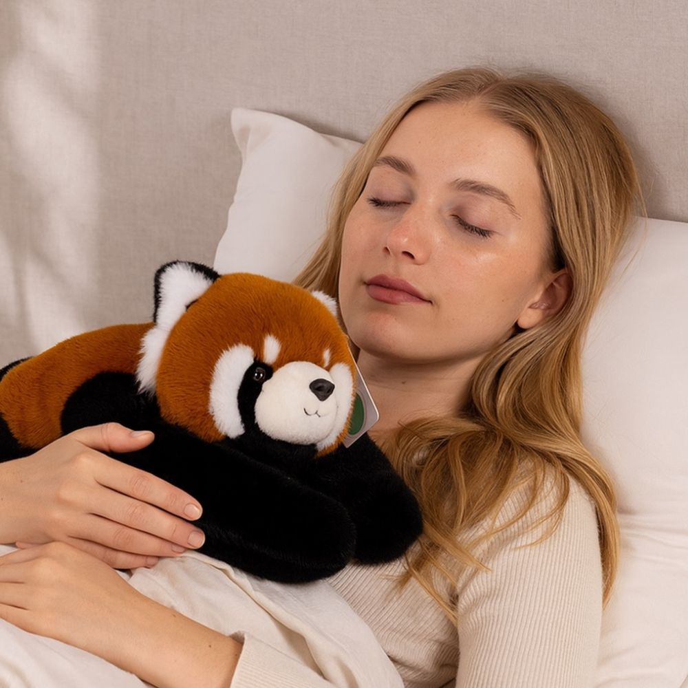 Peluche Lestée Panda Roux 30 cm