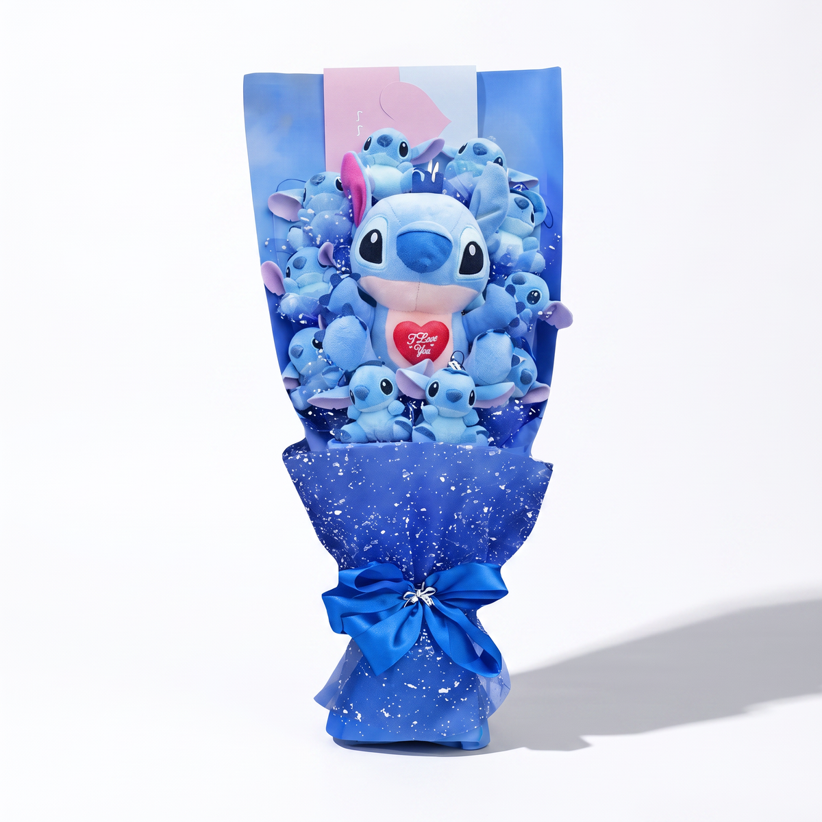Bouquet Peluche Stitch I Love You