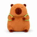 Peluche Capybara avec Sac à Dos Tortue