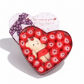 Coffret Ours Roses Saint-Valentin