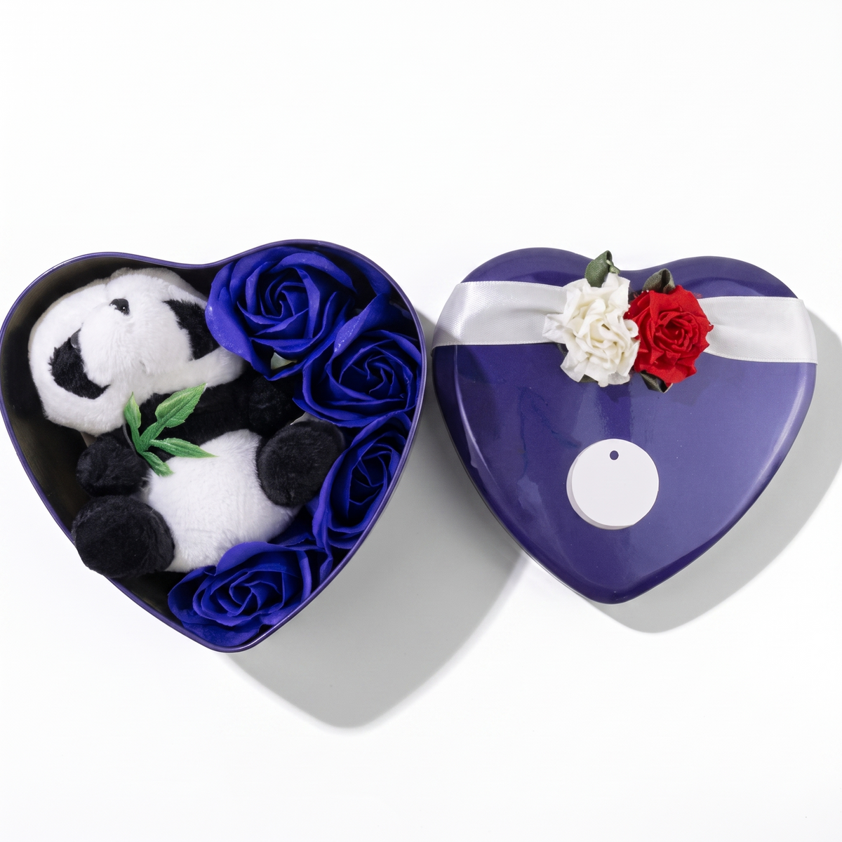 Coffret Peluche Stitch Cœur Saint-Valentin