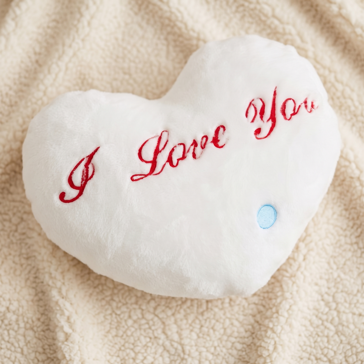 Plüschkissen Herz I Love You