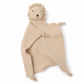Doudou Lion en Mousseline Double Gaze