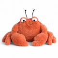Peluche Crabe Orange Douce