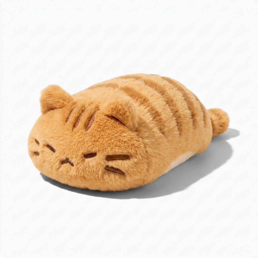 Peluche Chat Tigré Orange