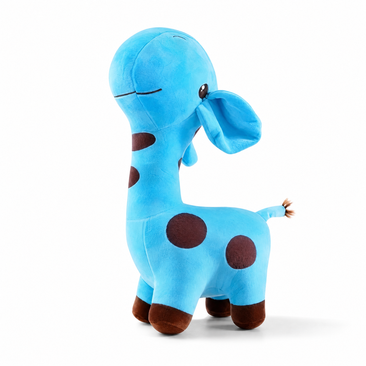 Girafe Peluche Bleue Douce