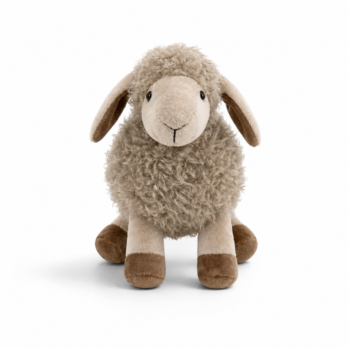 Peluche Mouton Grise en Coton