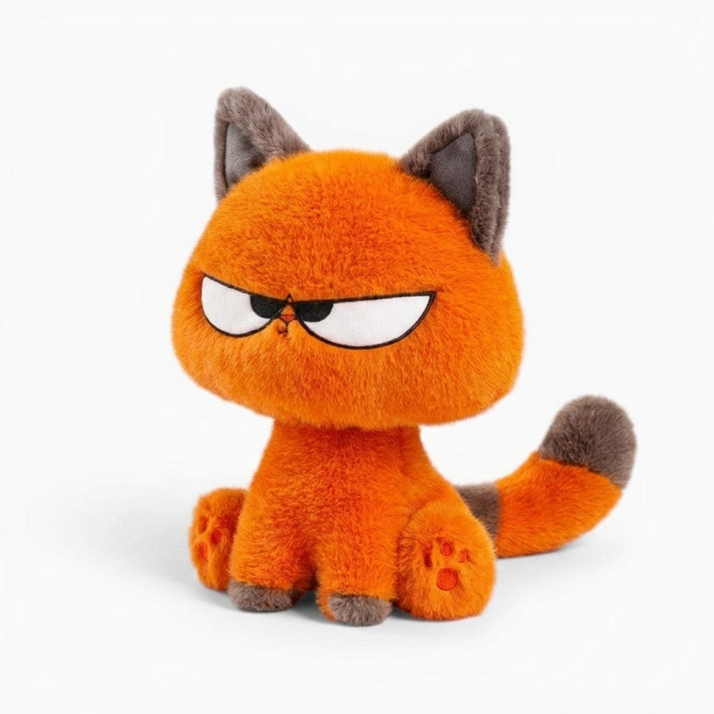 Plüschtier Grumpy Cat Orange Kawaii