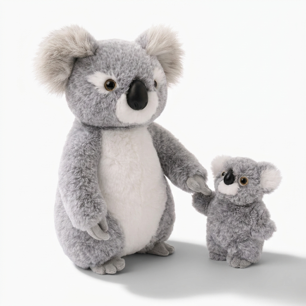 Kuschel-Plüschtier-Duo Koala mit Baby