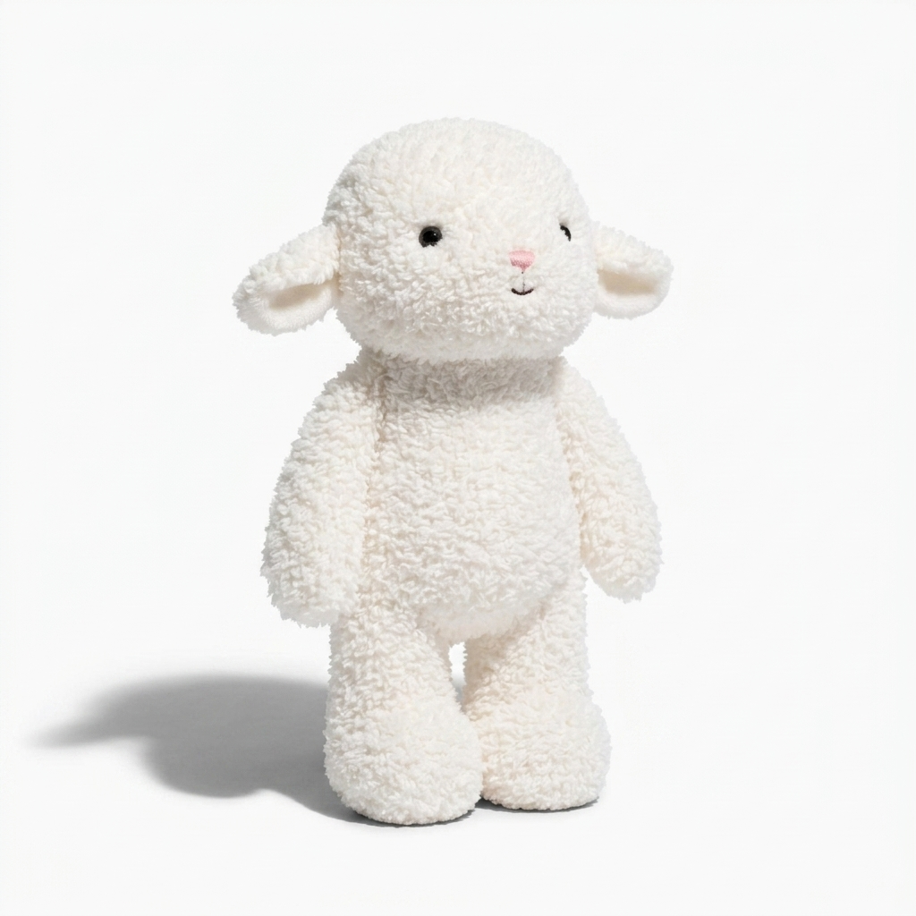 Peluche Mouton Blanc Tout Doux