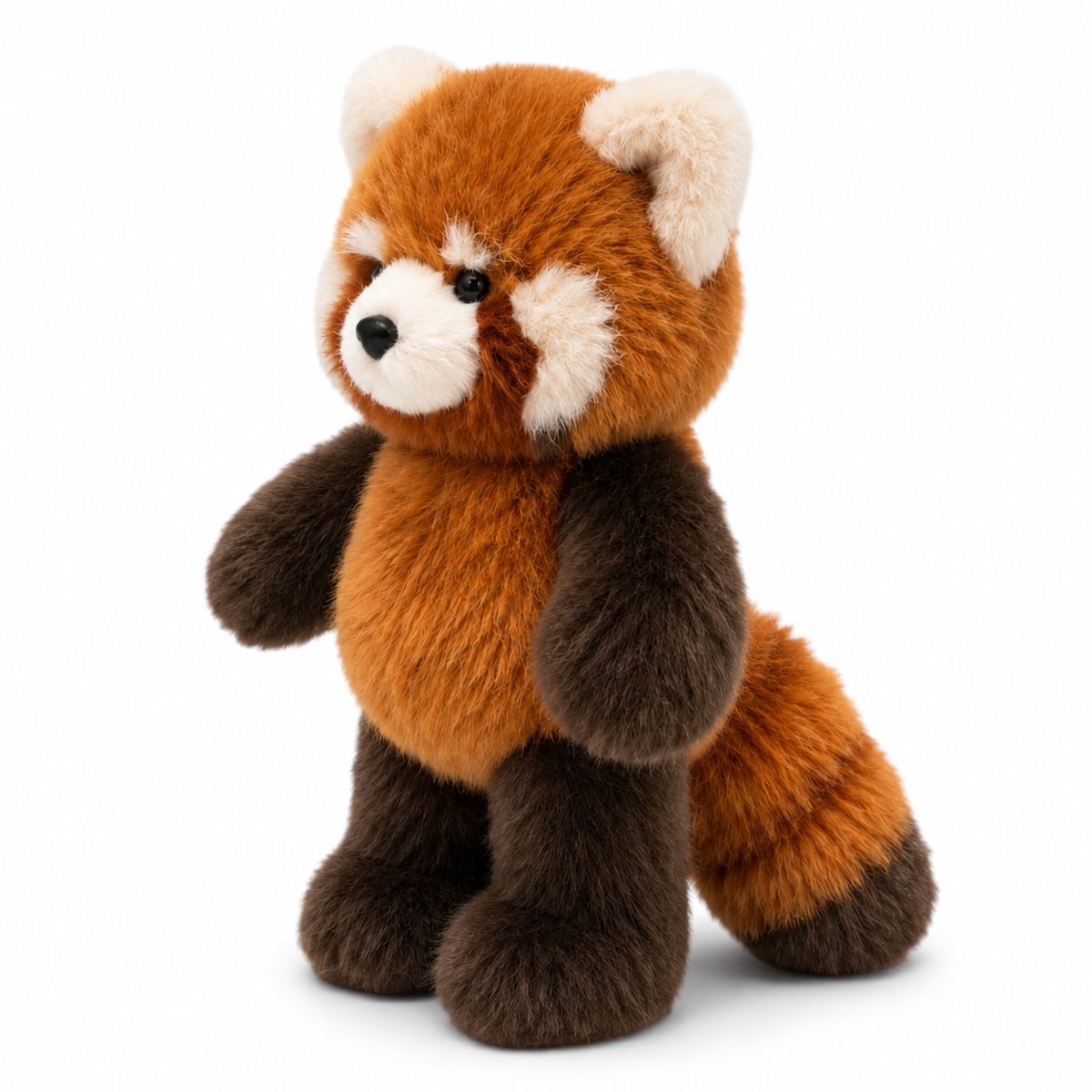 Realistisches Plüschtier Stehender Roter Panda