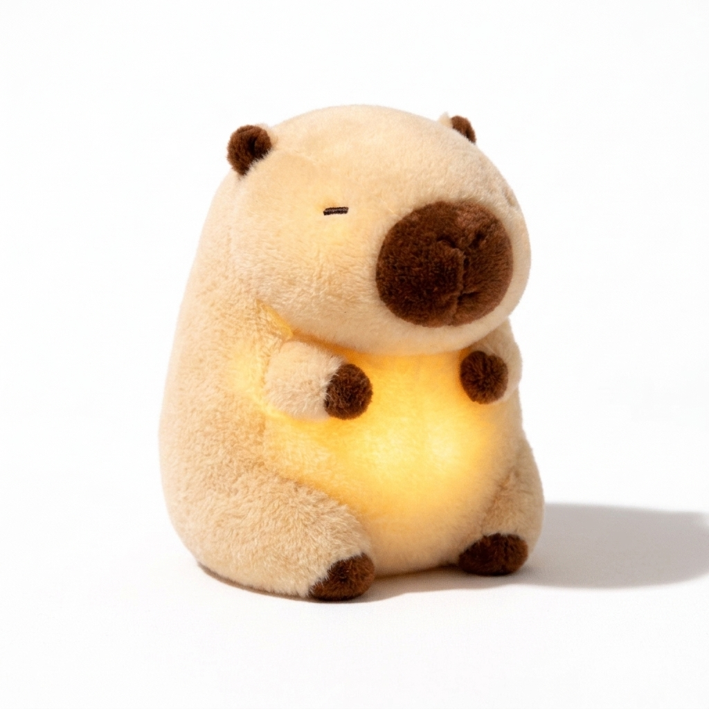 Peluche Veilleuse Capybara Lumineuse