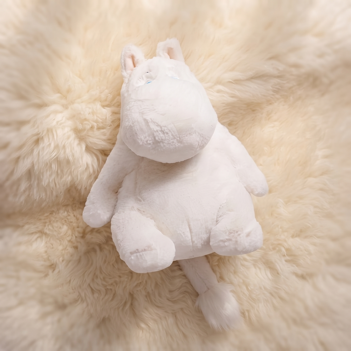 Oreiller Hippopotame Blanc Tout Doux