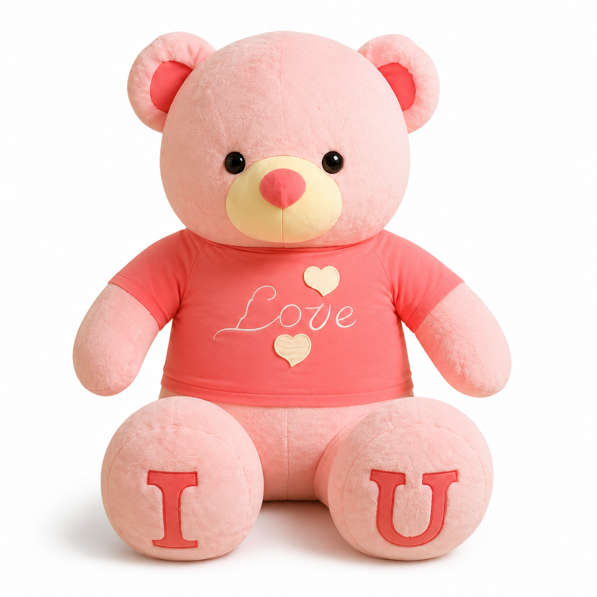 Riesiger Teddybär mit T-Shirt Love