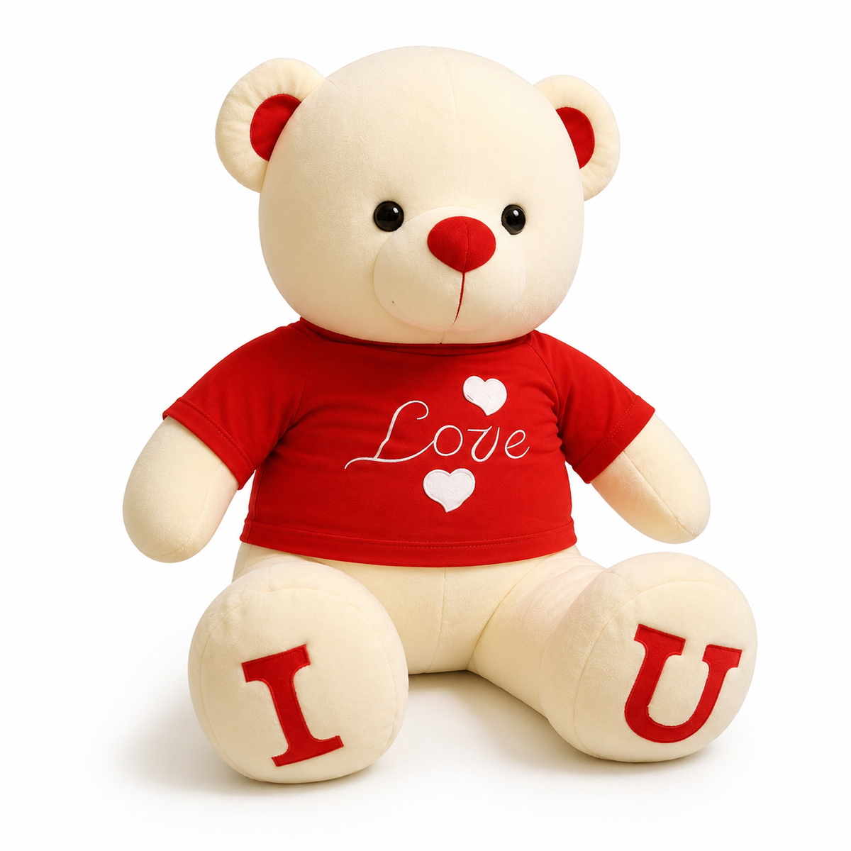 Ours en Peluche Géant T-shirt Love